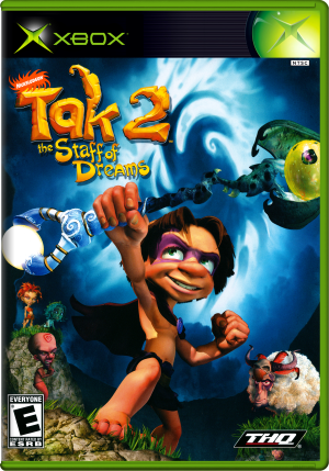 Nickelodeon Tak 2 - The Staff of Dreams (USA) 2D Box Front